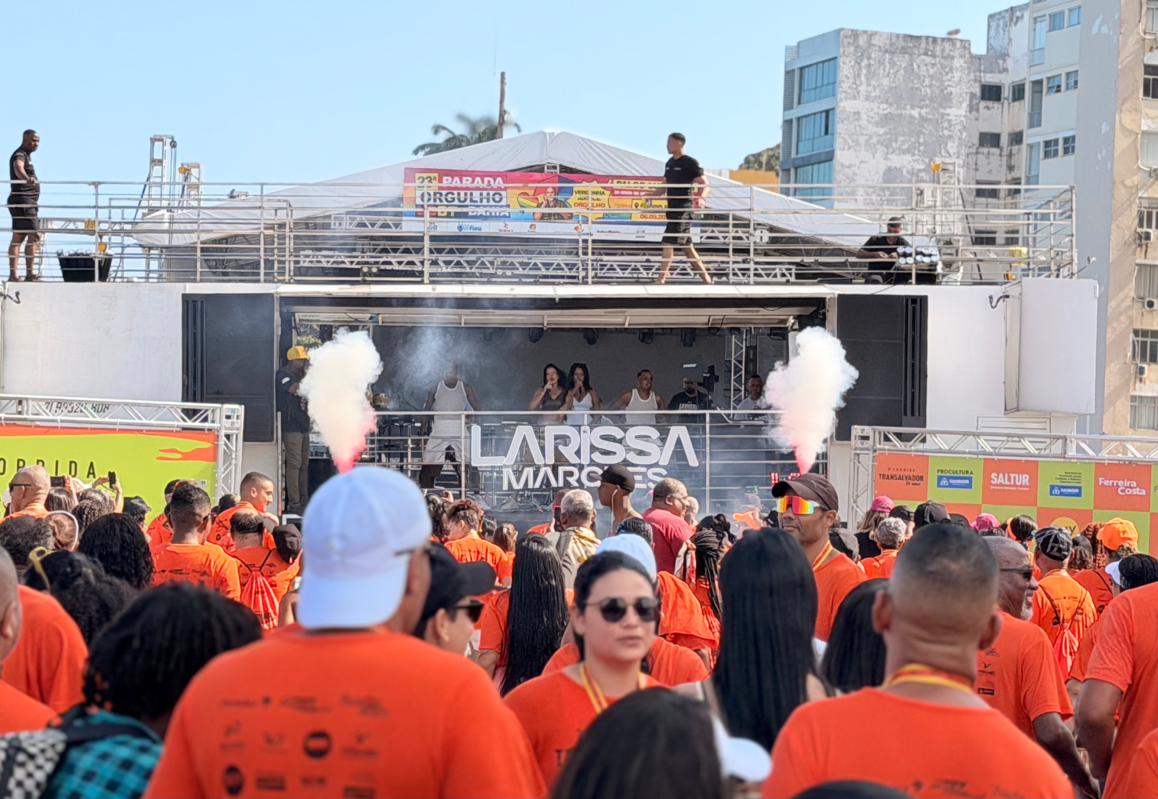 Imagem de 2ª Corrida Solidária da Transalvador termina com show de Larissa Marques no Farol da Barra