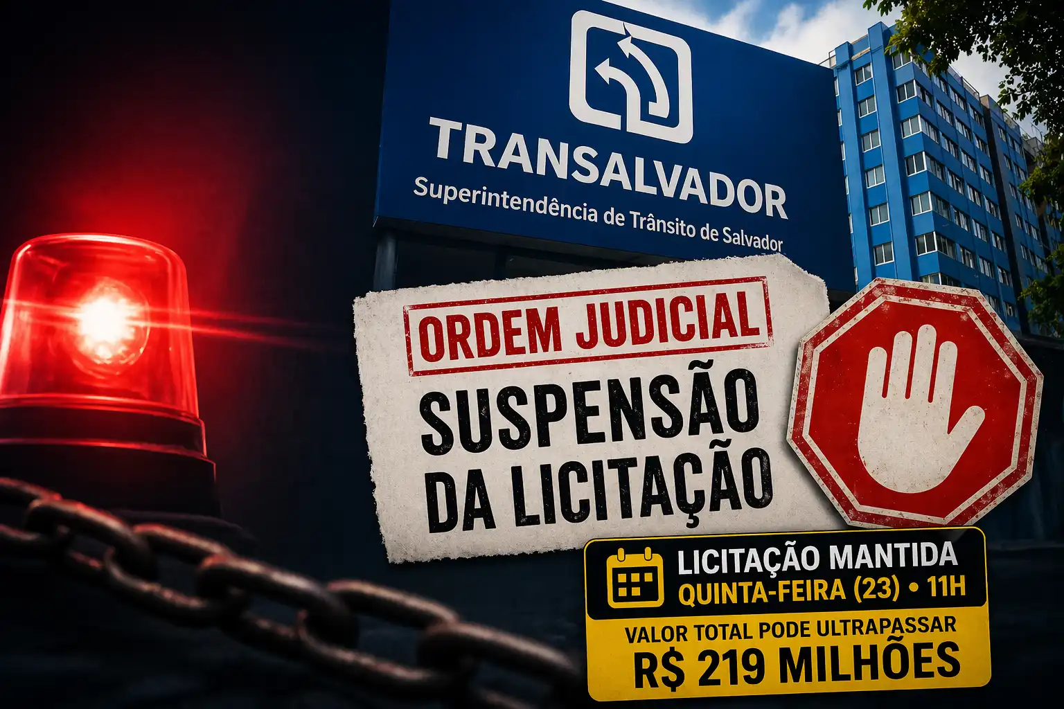 Imagem de Prefeitura de Salvador não cumpre ordem judicial e mantem licitação milionária da Transalvador