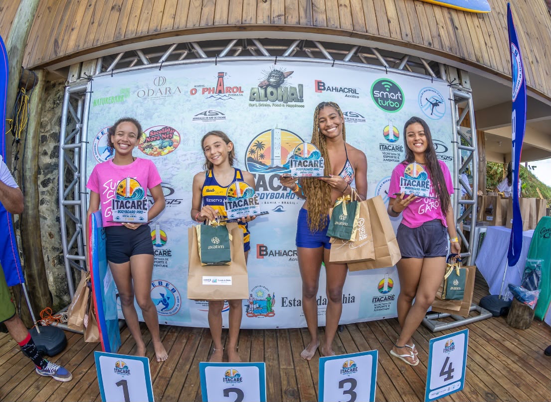 Imagem de Lucas Santos supera favoritos Uri Valadão e Gabriel Braga e é campeão em casa na 2ª etapa do Circuito Baiano de Bodyboard
