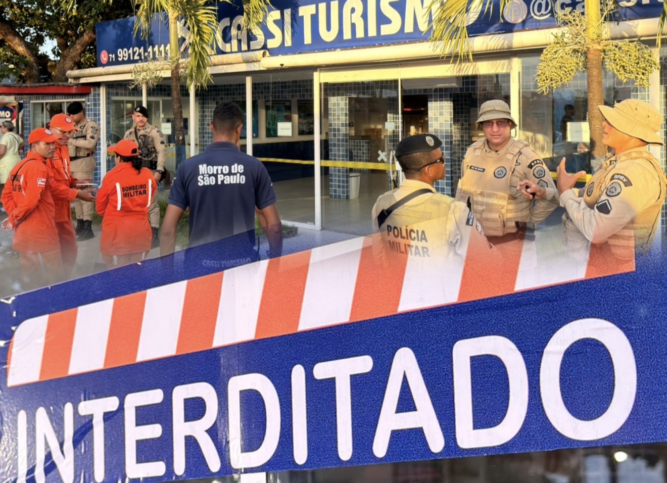 Imagem de Fiscalização da Prefeitura interdita agência de viagens em Valença