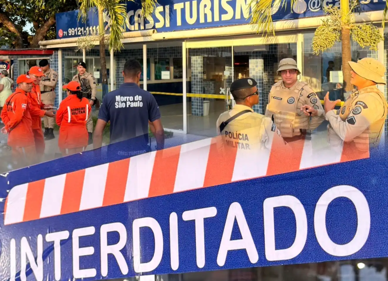 Imagem de Fiscalização da Prefeitura interdita agência de viagens em Valença