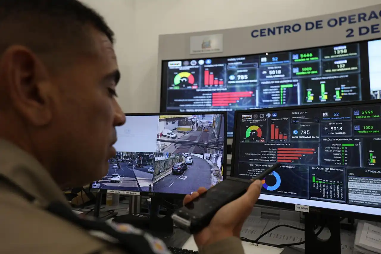 Imagem de Reconhecimento Facial da SSP chega à marca de 1.000 foragidos presos em 2026