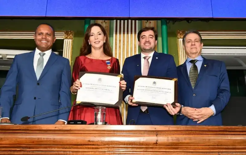 Imagem de CMS homenageia diretoria da OAB-BA com Medalha Thomé de Souza e Título de Cidadão Soteropolitano