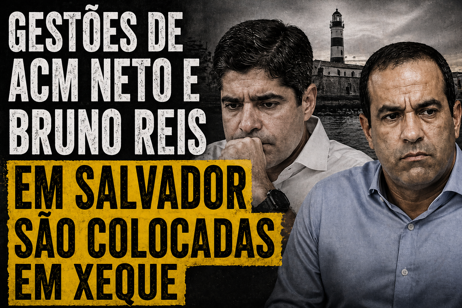 Imagem de Gestões de ACM Neto e Bruno Reis em Salvador são colocadas em cheque