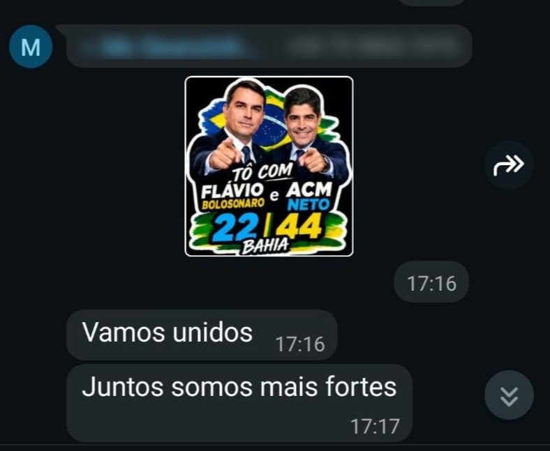 Imagem de A 11 dias da eleição grupos de ACM Neto reforça dobradinha com Flávio Bolsonaro