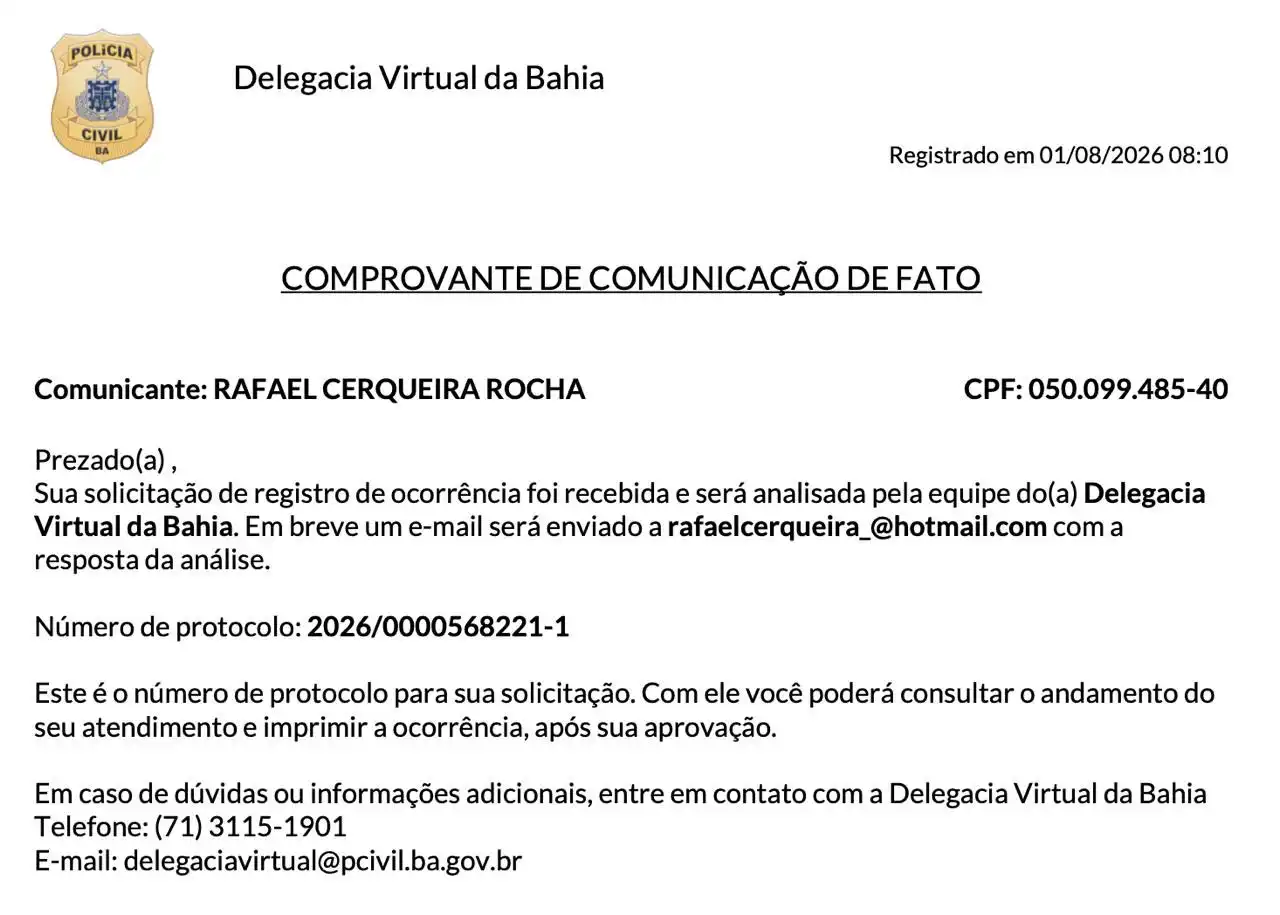 Imagem de Perfis de Jerônimo, Wagner e Rui Costa sofrem ataque cibernético na madrugada do dia da convenção