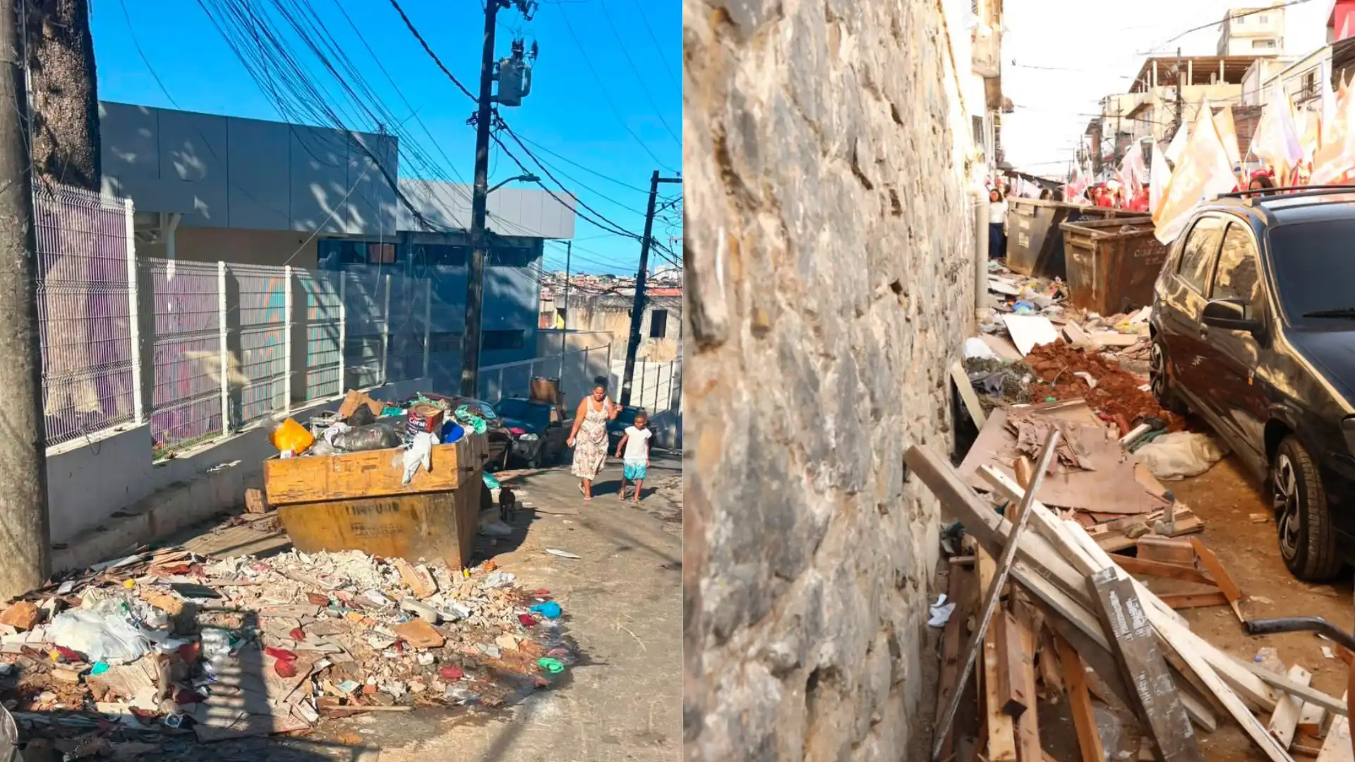 Imagem de Sob a gestão de Bruno Reis, porcos passam a viver nas ruas de Itapuã