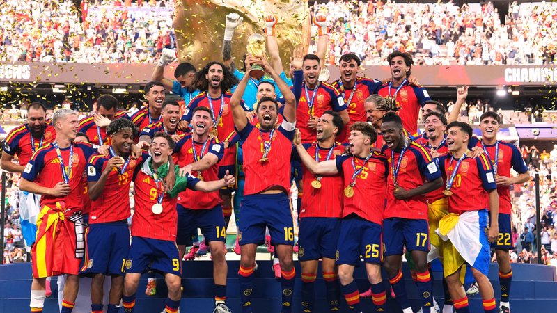 Imagem de Espanha recebe US$ 50 milhões pelo prêmio da Copa do Mundo e valor é bem maior que o mundial de 2022