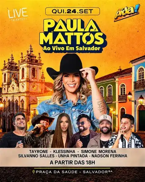 Imagem de Paula Mattos reúne Tayrone, Klessinha, Simone Morena e outros grandes artistas em novo projeto em Salvador 